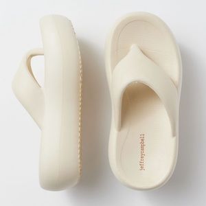 Jeffrey Campbell Chillaxin Platform Sandal Sea Salt